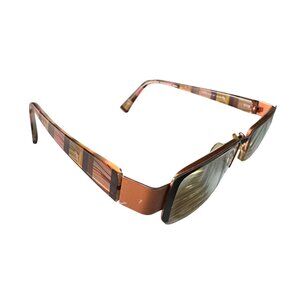 FYSH Urban Eyewear Glasses Frames Only Striped Copper Tone Modern 50-18-135